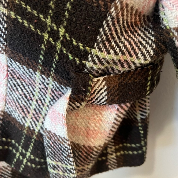 CAbi 3/4 sleeve brown, cream, pink and green jacket size 16 - Picture 4 of 7